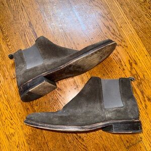 All Saints Men's Suede Chelsea Boots